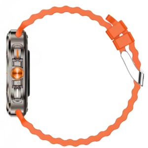 Ceas smartwatch barbati, Wingereich, aliaj, inteligent, Amoled, fitness, sport, functii smart, rezistent apa, ritm cardiac, numarat pasi, notificari, wireless, Bluetooth, microfon HD, monitorizare somn, 2 bratari incluse, negru - Img 3