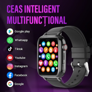 Ceas smartwatch copii GPS 4G, Google play, ChatGPT, Whatsapp, Tiktok, Instagram, Youtube, Facebook, camera HD, Wingereich ™, localizare GPS, telefon, apel video - D-023 - Img 3
