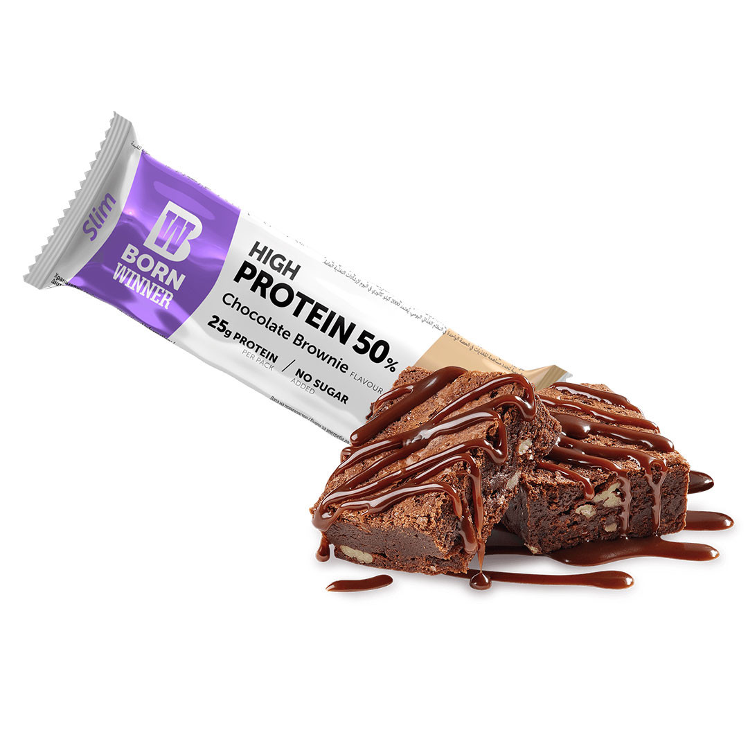 Batoane proteice Born Winner SLIM Choco Brownie