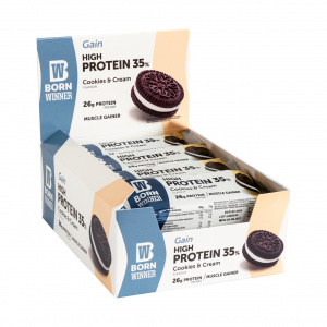 Batoane proteice Born Winner GAIN - Biscuiți și cremă