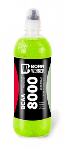BCAA - 8000 Green Apple 700 ml. Fara zahar adaugat