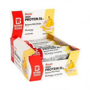 Batoane proteice Born Winner BOOST - Milk Shake cu Banană