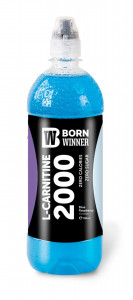 L-carnitine drink 2000mg - Blue Raspberry 700ml.- Zero sugar