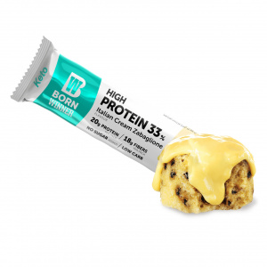 Batoane proteice Born Winner KETO - Cremă italiană Zabaglione