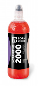 L-carnitine drink 2000mg - Cranberry and Lemon 700ml.-Zero sugar