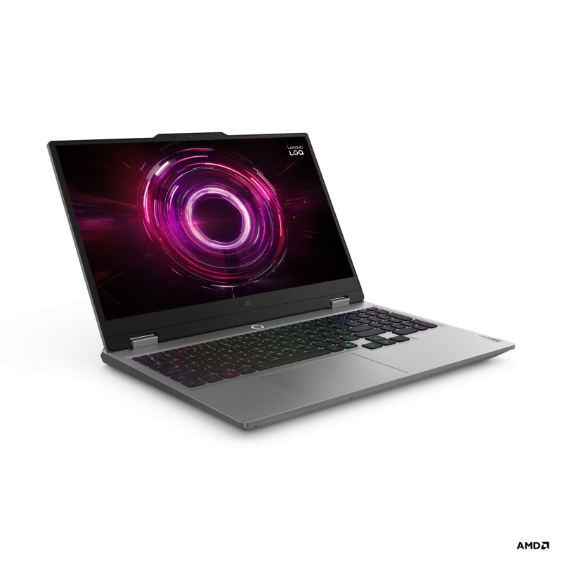 Laptop Lenovo Gaming LOQ 15AHP10, 15.6" FHD (1920x1080) IPS 300nits  Anti-glare, 100% sRGB, 144Hz, G-SYNC®, AMD Ryzen™ 7 250 (8C / 16T, 3.3 /  5.1GHz, ...