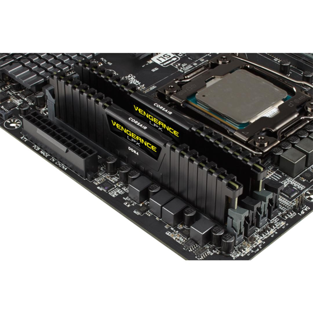 メモリー DDR4 32GB 2666MHz Corsair Vengeance LPX Memorie RAM Corsair Vengeance LPX Black, DIMM, DDR4, 32GB (2x16GB