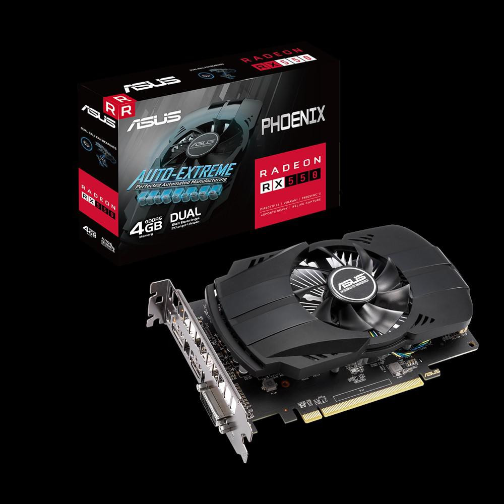 Placa de video asus radeon online rx 550 phoenix evo 4g