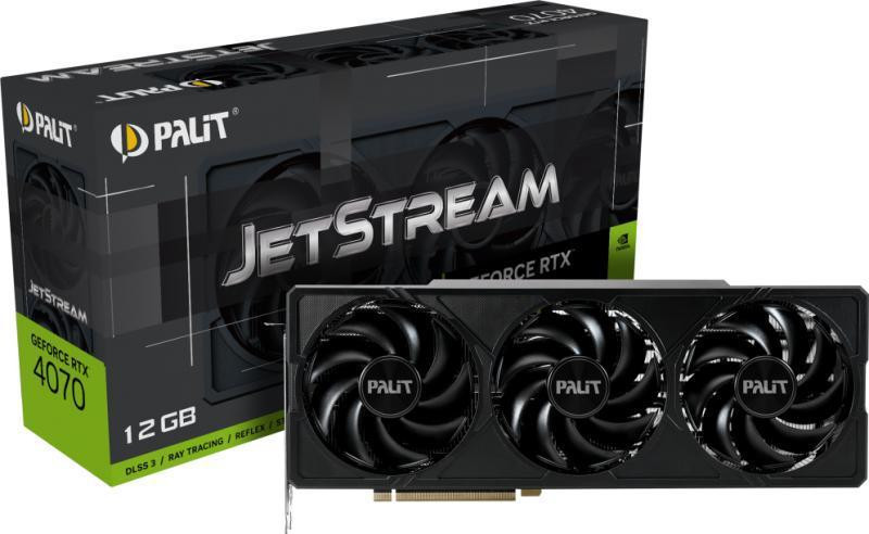 Palit GeForce RTX 4070 JetStream 12GB GDDR6X 192 bit, PCIE 4.0, 3x