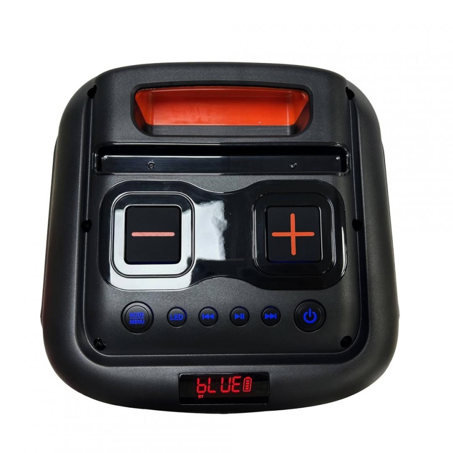 Boxa portabila Akai Bluetooth 5.0, putere RMS 40W, intrare AUX de 3,5 mm, timp de încărcare - aprox. 6 ore, baterie 7.4V, 3600mAh consum de energie 15W, impedanță 2 ohmi (difuzor), raport S/N 60dB, distorsiune 10%, negru - Img 3