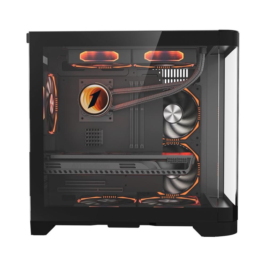 Carcasa 1STPLAYER UV5 Cube Tower ARGB NEGRU - Img 3