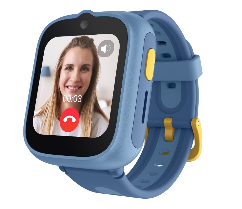 Ceas SmartWatch pentru copii TCL MOVETIME Kids Watch MT48, 1.68", 4G, GPS, IP68 2ATM, Camera 2MP, Galactic Blue - Img 8