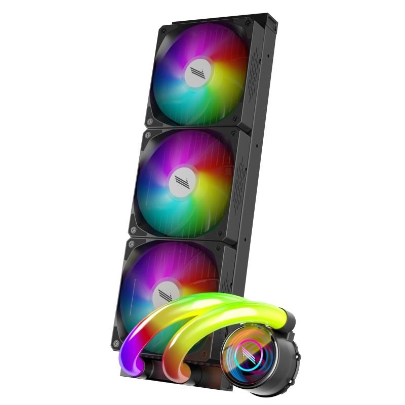 Cooler Procesor 1STPLAYER MOTHRA MT360 INFINITE SPACE ARGB NEGRU - Img 6