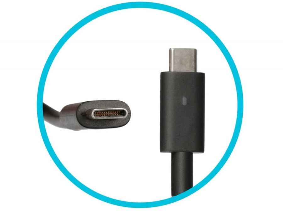 Dell 689C4 USB-C Type-C incarcator original 45W - Img 4