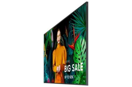 Ecran profesional LFD Monitor Signage Samsung QB55C, 55&quot;, UHD, 16/7, 350nit, panel VA, 8ms, contrast static 4000:1, mătuire Glare, Tizen 7.0, MagicINFO S10, CPU A72*4, stocare 8GB. Symmetric design, center IR, temperature sensor, Workspace - Img 10
