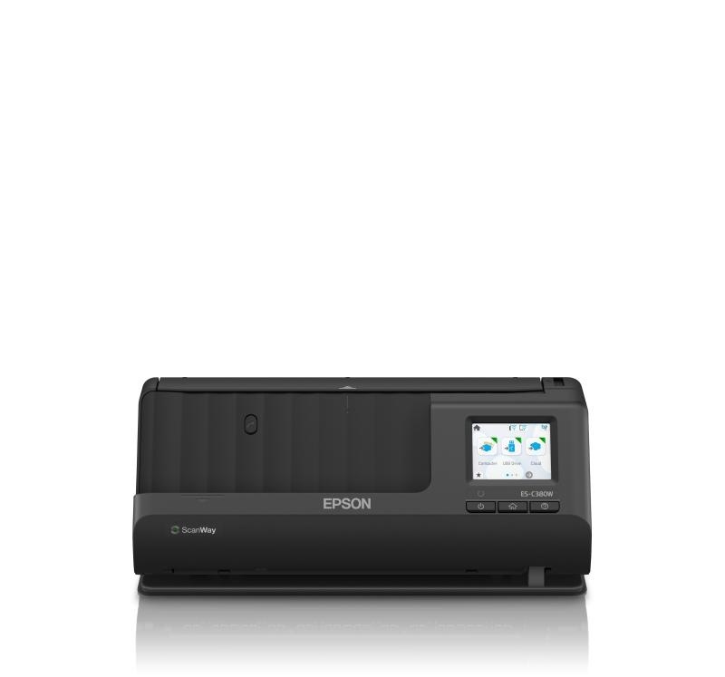 EPSON ES-C380W A4 Compact Network Sheetfed Scanner, PC-FREE scan, Rezolutie optica: 600 x 600 DPI, Sursa lumina: ReadyScan LED technology, Viteza scanare:30ppm, Capacitate ADF: 20 coli, Volum scanare: 3500 pagini/zi, Duplex, Formate: BMP, JPEG, TIFF, - Img 7