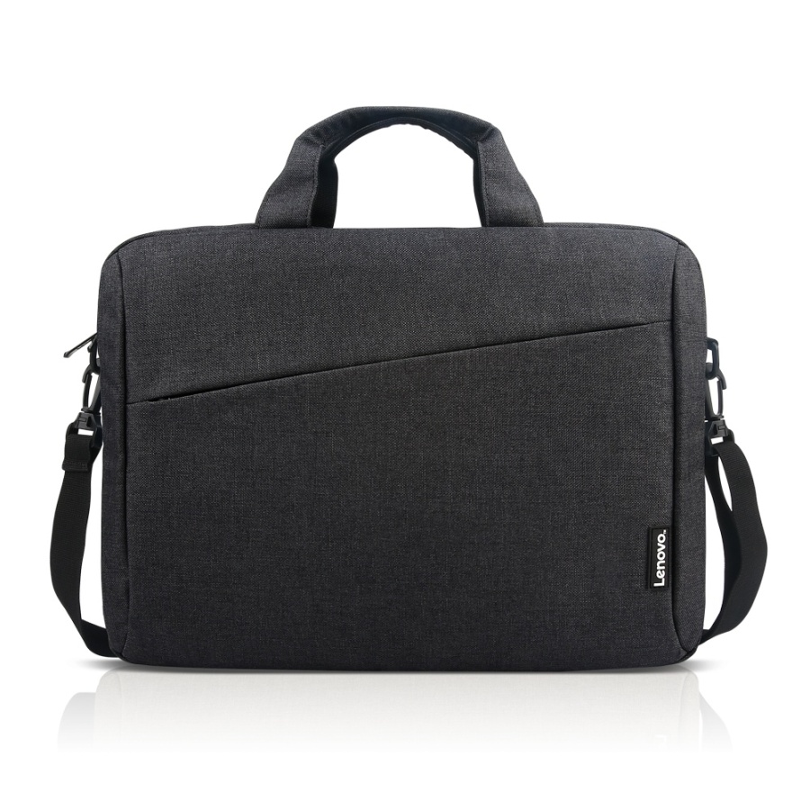 Geanta laptop Lenovo Casual Toploader T210, 15.6", Black, rezistent la apa, compartiment accesorii, compartiment laptop captusit, Material: Textil, Dimensiuni externe: 362 x 22 x 250 mm, Greutate: 465g - Img 4
