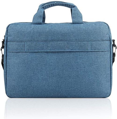 Geanta laptop Lenovo Casual Toploader T210, 15.6", Blue, rezistent la apa, compartiment accesorii, compartiment laptop captusit, Material: Textil, Dimensiuni externe: 362 x 22 x 250 mm, Greutate: 465g - Img 4