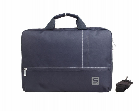 Geanta notebook Serioux, SRX-8915, dimensiuni: 42 x 4.5 x 29.5 cm, compartiment laptop: max 15.6", curea de umar ajustabila, material poliester