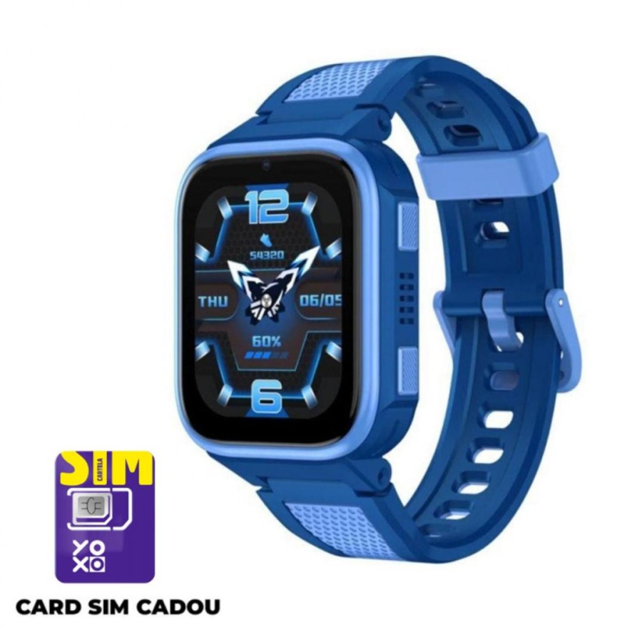 LAGENIO Smartwatch pentru copii cu Functie Telefon, K10 Conexiune 4G, Localizare GPS, IP68, Funcție SOS, Albastru - Img 5