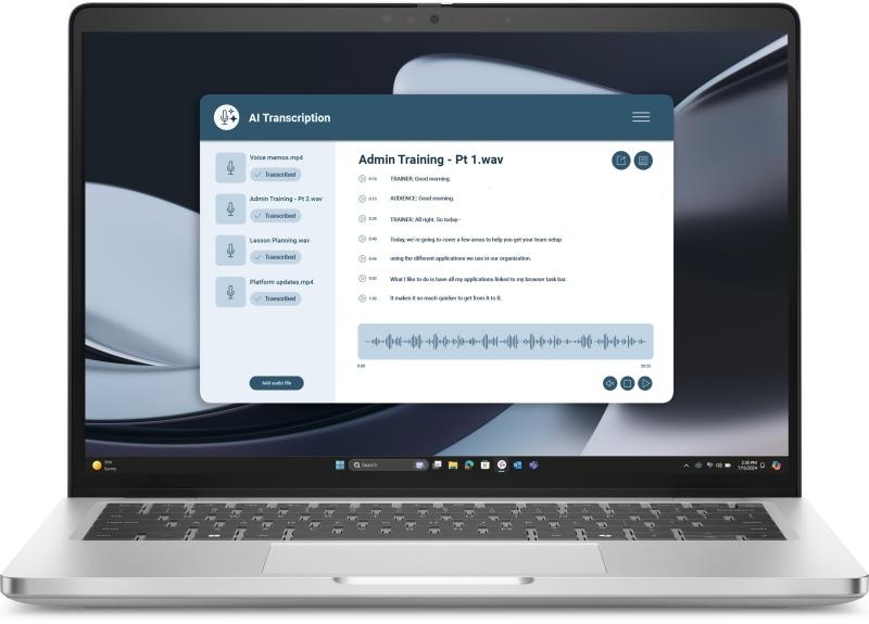 Laptop Business DELL Pro 14 Plus, cu procesor Ryzen AI 7 PRO 350, 14'' IPS, 32 GB LPDDR5, 1 TB SSD, AMD Radeon 860M, Windows 11 Pro - Img 2
