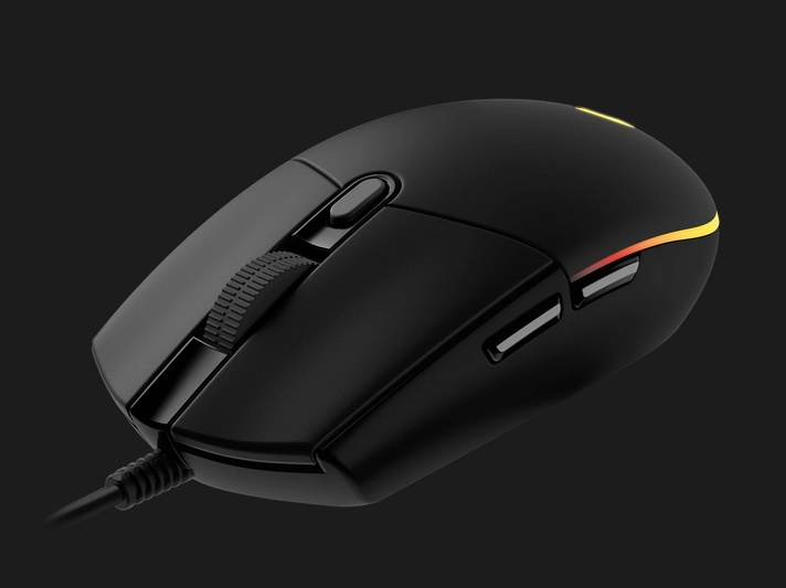 Logitech mouse cu fir G102 RGB, 6 butoane, 8000 dpi, senzor optic, USB, negru - Img 4