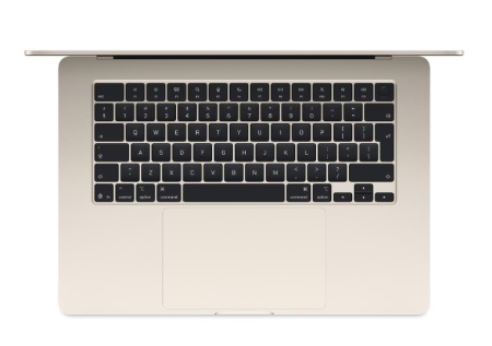 MacBook Air 15.3&quot; Retina/Apple M4 (CPU 10- core, GPU 10- core, Neural Engine 16- core)/16GB/512GB - starlight - INT KB (2025) - Img 3