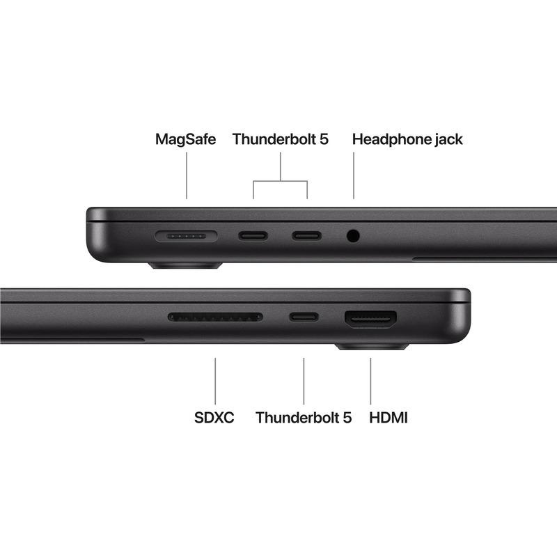 MacBook Pro 14.2"/Apple M5 Max (CPU 18-core, GPU 40-core, Neural Engine 16-core)/128GB/2TB - Space Black - INT KB (No Adapter) - 2026 (CTO from MGDU4RO/A) - Img 3