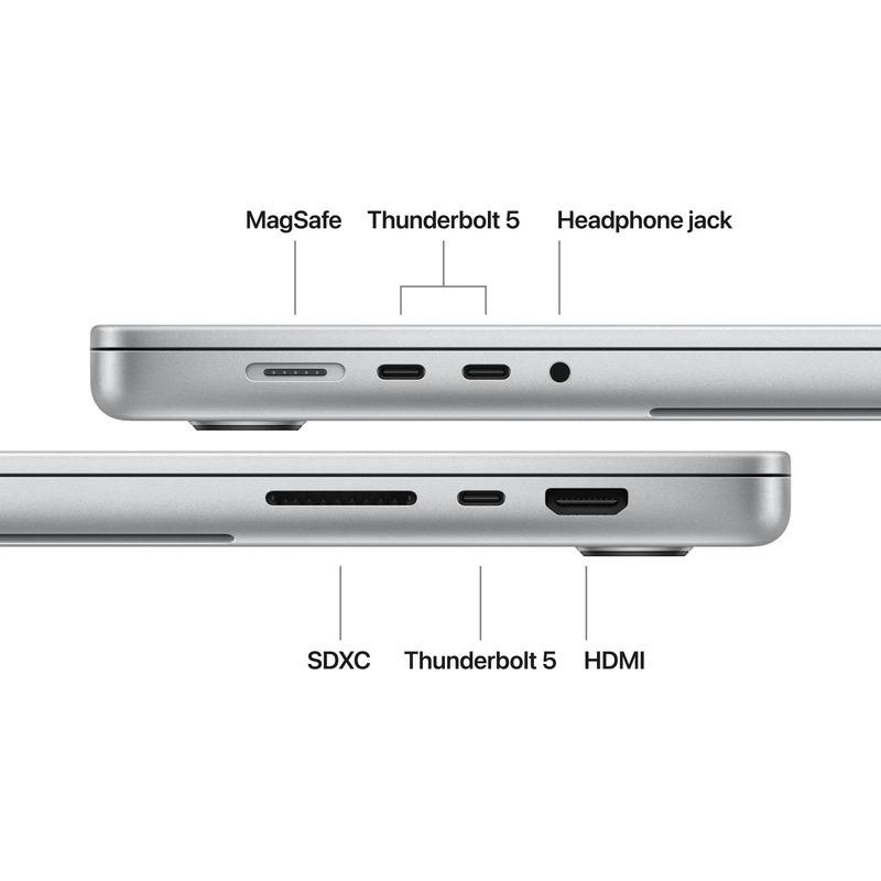 MacBook Pro 16.2"/Apple M5 Pro (CPU 18-core, GPU 20-core, Neural Engine 16-core)/64GB/1TB - Silver - INT KB (Nano Texture Display, No Adapter) - 2026 (CTO from MGE64RO/A) - Img 4