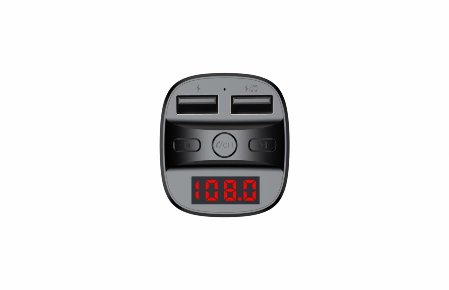 Modulator FM Serioux ABFM60, Bluetooth 5.0 , raza actiune de până la 5 m, voltaj intrare: 1x DC 12V/24V ,2 porturi USB: 1x USB DC5V 2.4A Max 1 x USB audio (pana la 32 GB), slot MicroSD (pana la 32 GB), format muzica: MP3/WMA/WAV, frecvența FM: 87.5MHz - - Img 8