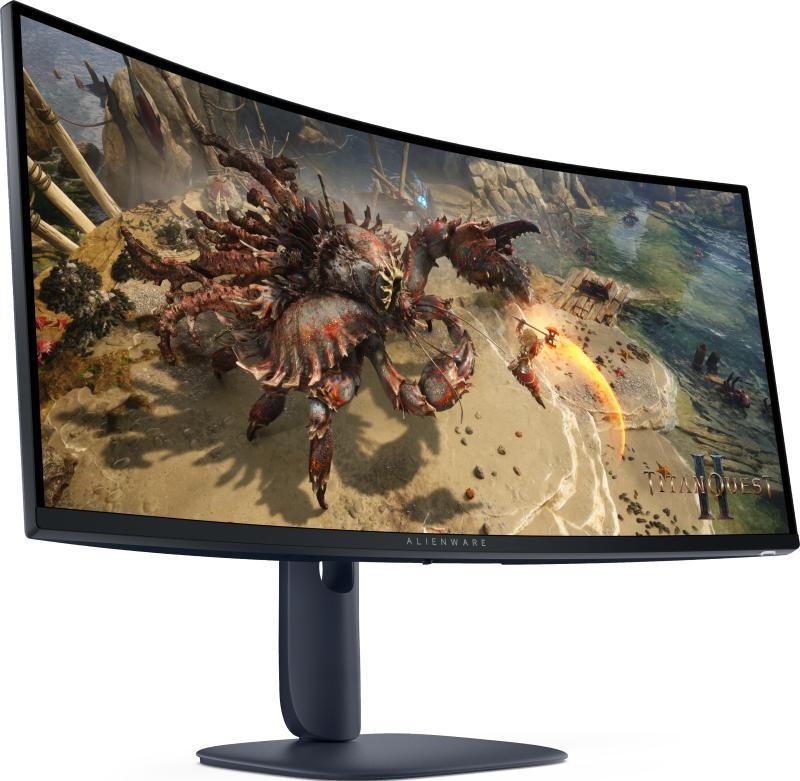 Monitor Alienware 34" AW3425DWM Gaming, 86.43 cm, Maximum preset resolution: DisplayPort: 3440 x 1440 at 180 Hz (DSC enabled and visually lossless), HDMI port: 3440 x 1440 at 180 Hz , Screen type: Active matrix-TFT LCD, Panel type: Vertical Alignment - Img 3