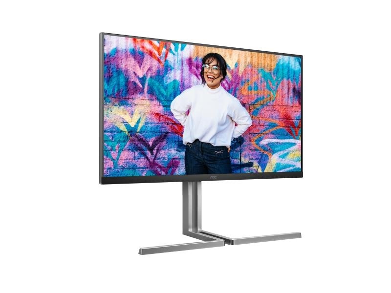 "Monitor AOC 31.5"" U32U3CV, Diagonal (inch): 31.5, Diagonal (cm): 80, Aspect ratio: 16:9, Panel: IPS, Resolution: 3840x2160, Refresh Rate: 60Hz, Response time GtG: 4ms, Brightness (max): 400 cd/m², Contrast (static) : 1000:1, Contrast (dynamic): 50M:1, - Img 4