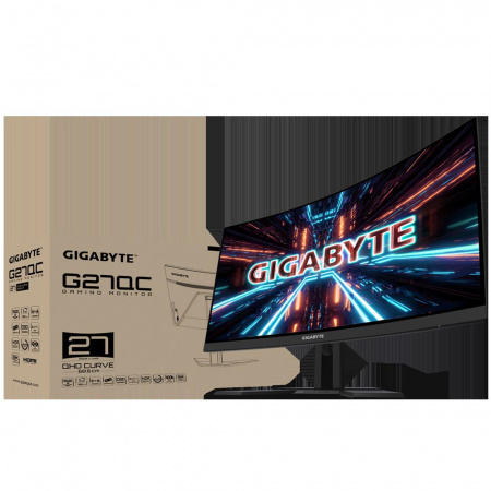 Monitor LED Gigabyte G27QC, 27inch, QHD VA, 1ms, 165Hz, negru - Img 6
