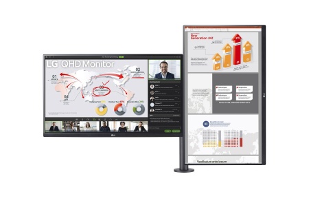 Monitor LG 27&quot; 27QP88DP-BS.AEU, Diagonal (inch): 27, Diagonal (cm): 69, Aspect ratio: 16:9, Panel: IPS, Resolution: 2560x1440, Refresh Rate: 75Hz, Response time GtG: 5ms, Brightness (max): 350 cd/m², Contrast (static) : 1000:1, Viewing angle: 178°/178°, - Img 2
