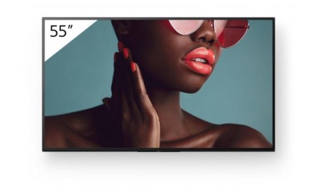 Monitor Signage Sony BZ40L, 55", UHD, 24/7, 700nit, panel IPS, Direct LED, 8ms, contrast static 1200:1, contrast dinamic 600000:1, mătuire 47% with low reflection, Android 10, stocare 32GB. Miracast, Chromecast built-in, AirPlay, Apple HomeKit, Google