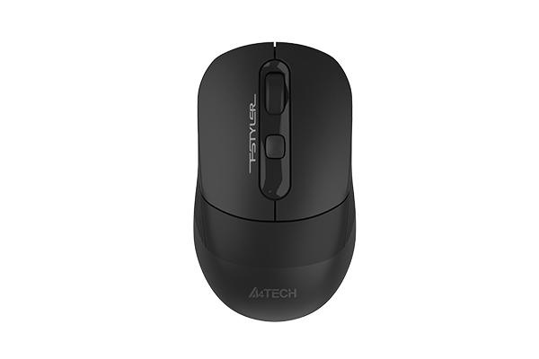 Mouse A4tech, PC sau NB, wireless, 2.4GHz + BT, optic, 2000 dpi, butoane/scroll 4/1, negru - Img 2