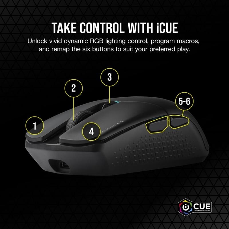 Mouse Gaming Corsair KATAR ELITE WIRELESS negru - Img 7