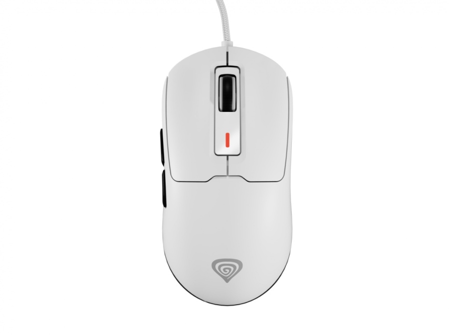 Mouse gaming cu fir Gensesis Krypton 660, interfata USB, 12000 DPI, 6 butoane, iluminare RGB, alb - Img 2