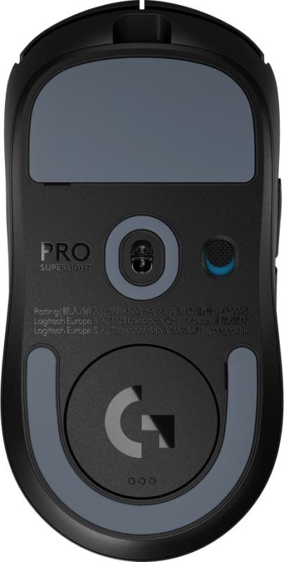 Mouse Logitech G PRO X Superlight 2, optic, rezolutie maxima 32000 DPI, polling rate 2000 Hz, senzor HERO 25K, dimensiuni 63.5 x 125 x 40 mm, negru - Img 8
