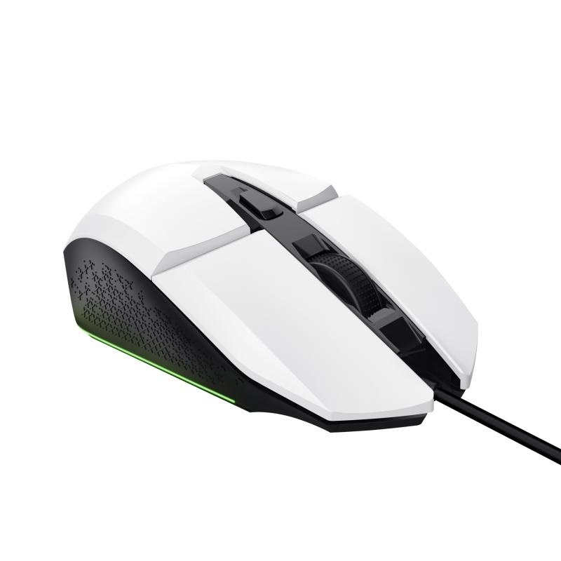 Mouse Trust GXT110W Felox cu fir, rezolutie maxima 6400 DPI, alb - Img 7