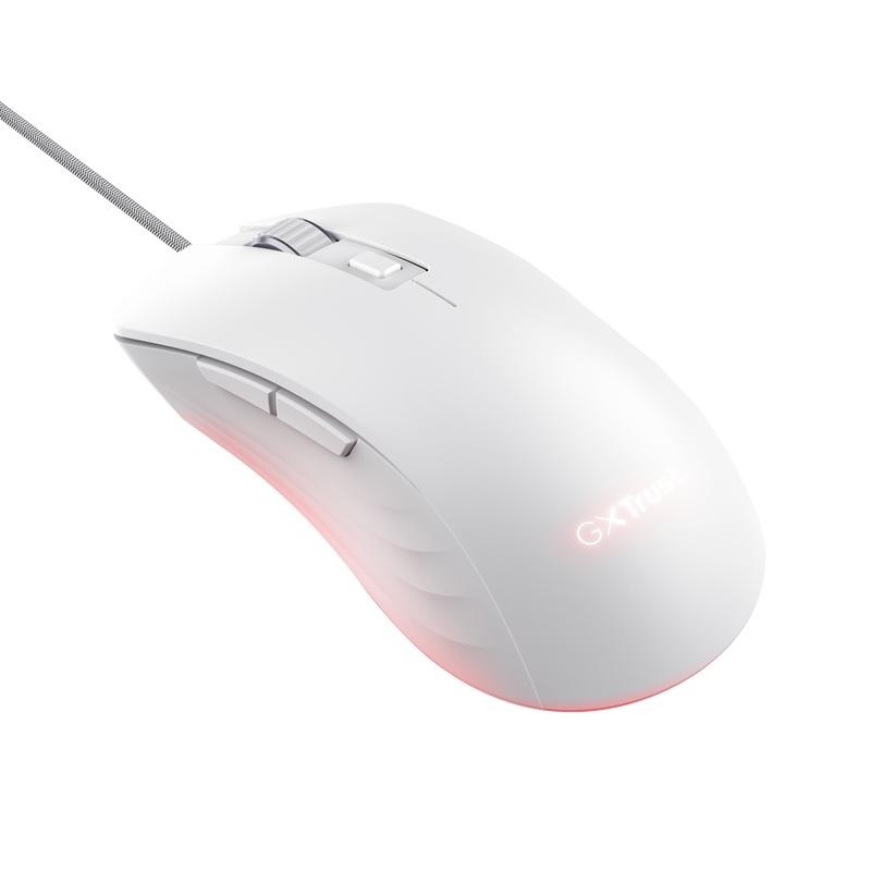 Mouse Trust GXT924W YBAR+ 25600 DPI, alb - Img 7