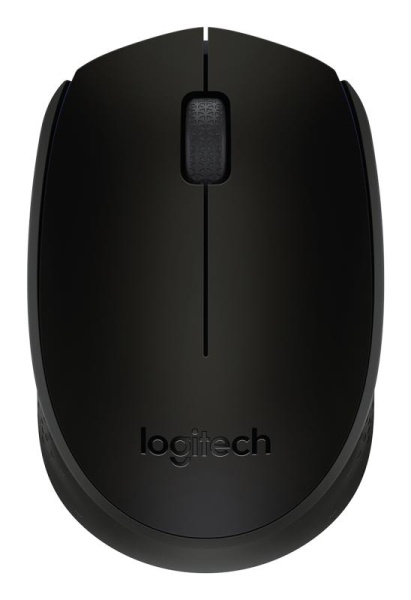 Mouse wireless Logitech B170, optic, interfata USB, rezolutie 1000 DPI, numar butoane 2/1, negru - Img 2