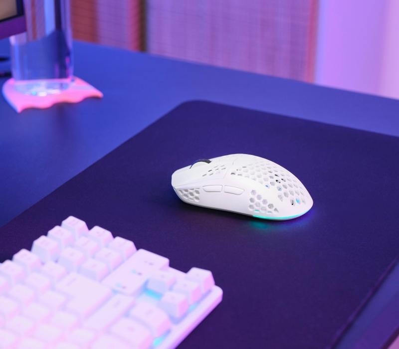 Mouse wireless Trust GXT 929W Helox, rezolutie maxima 4800 DPI, 6 butoane, alb - Img 12