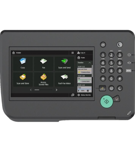 Multifunctional laser mono Canon IR2425I, dimensiune A3 (Printare, Copiere, Scanare, Fax Optional), duplex, viteza imprimare 25ppm A4 / 12ppm A3, rezolutie : 600 dpi × 600 dpi, , procesor Dual Core 1GHz, memorie 2 Gb, Storage Standard: 64GB eMMC - Img 5