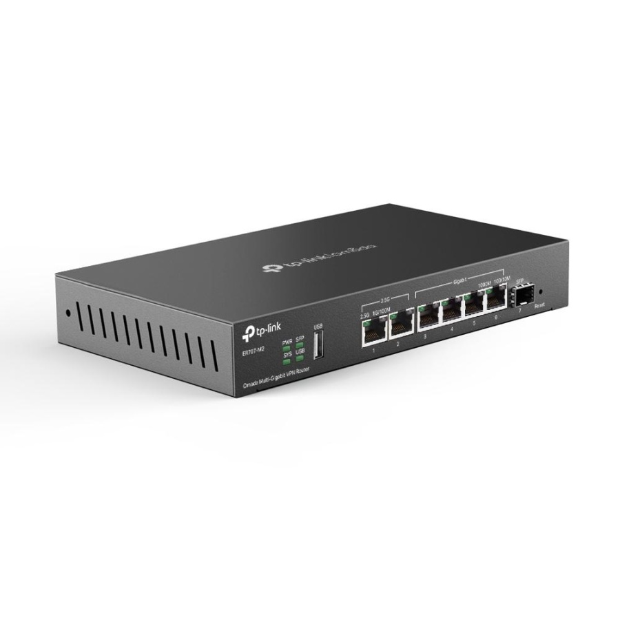 "Omada Multi-Gigabit VPN Router PORT: 1× 2.5G RJ45 WAN Port, 1× 2.5G RJ45 WAN/LAN Port, 1× Gigabit SFP WAN/LAN Port, 4× Gigabit RJ45 WAN/LAN Ports, 1× USB 2.0 port FEATURE: Integration with Omada SDN Controller, Support SSL VPN, OpenVPN and IPsec/ PPTP/ - Img 3