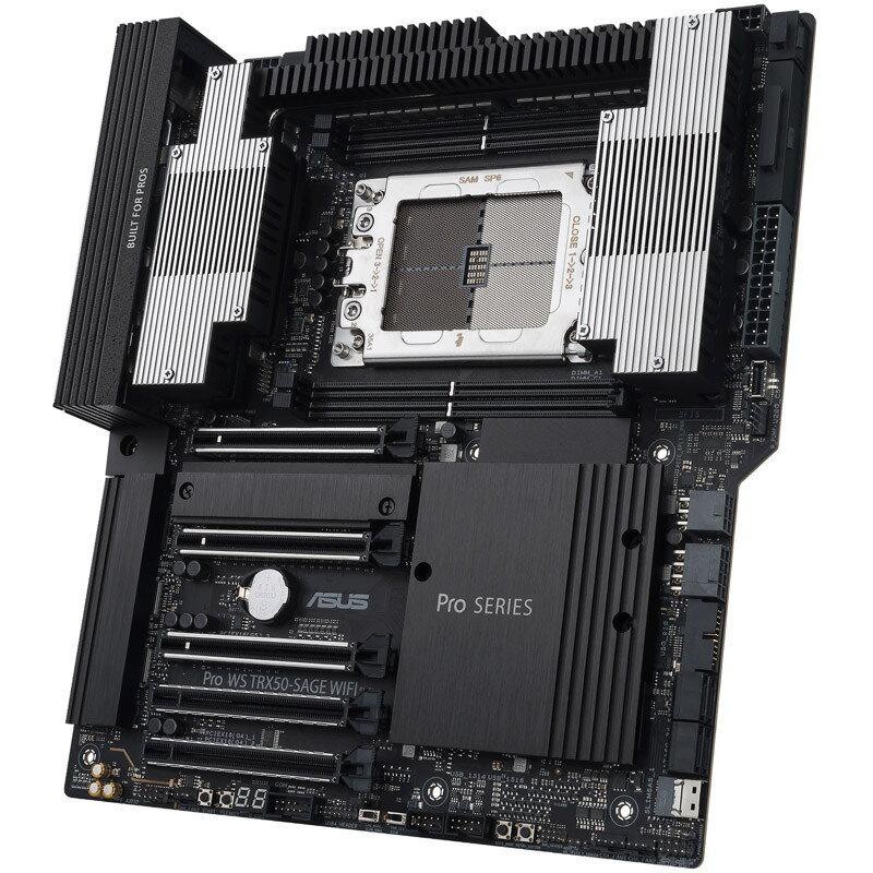Placa de Baza ASUS PRO WS TRX50 SAGE WIFI 4x DDR5, 5x PCIE x16, 3x M.2, 4x SATA 6gb/s - Img 2