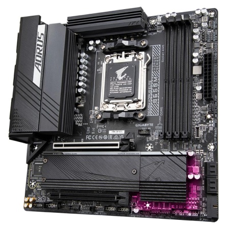 Placa de Baza GIGABYTE B650M AORUS ELITE AM5, 4x DDR5, 1x DP 1x HDMI, 2x PCIE 4.0 x16, 2x M.2, 4x SATA 6GB/s, mATX - Img 6