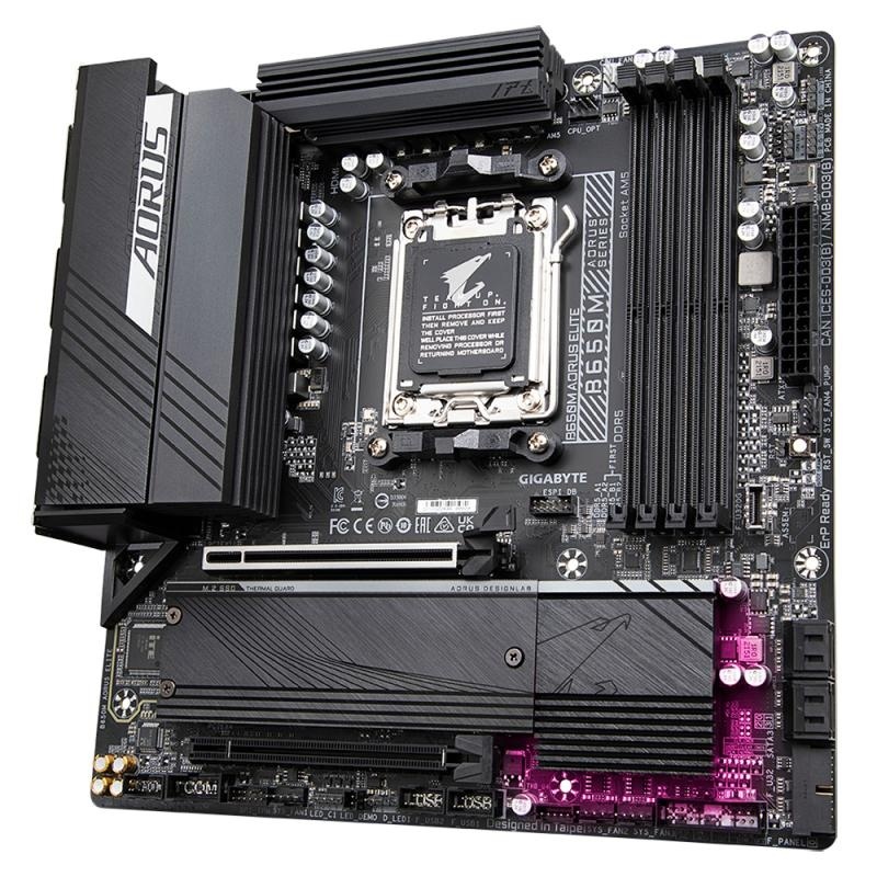 Placa de bază Gigabyte B650M AORUS ELITE AM5 - Img 6