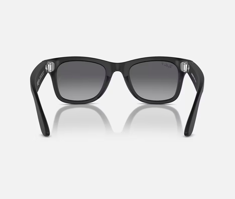 Ray-Ban Meta Wayfarer AI Glasses Matte Black/Polar Gradient Graphite (Large) - Img 2