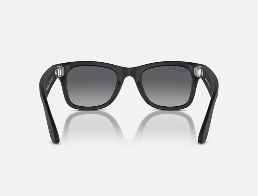 Ray-Ban Meta Wayfarer AI Glasses Matte Black/Polar Gradient Graphite - Img 4